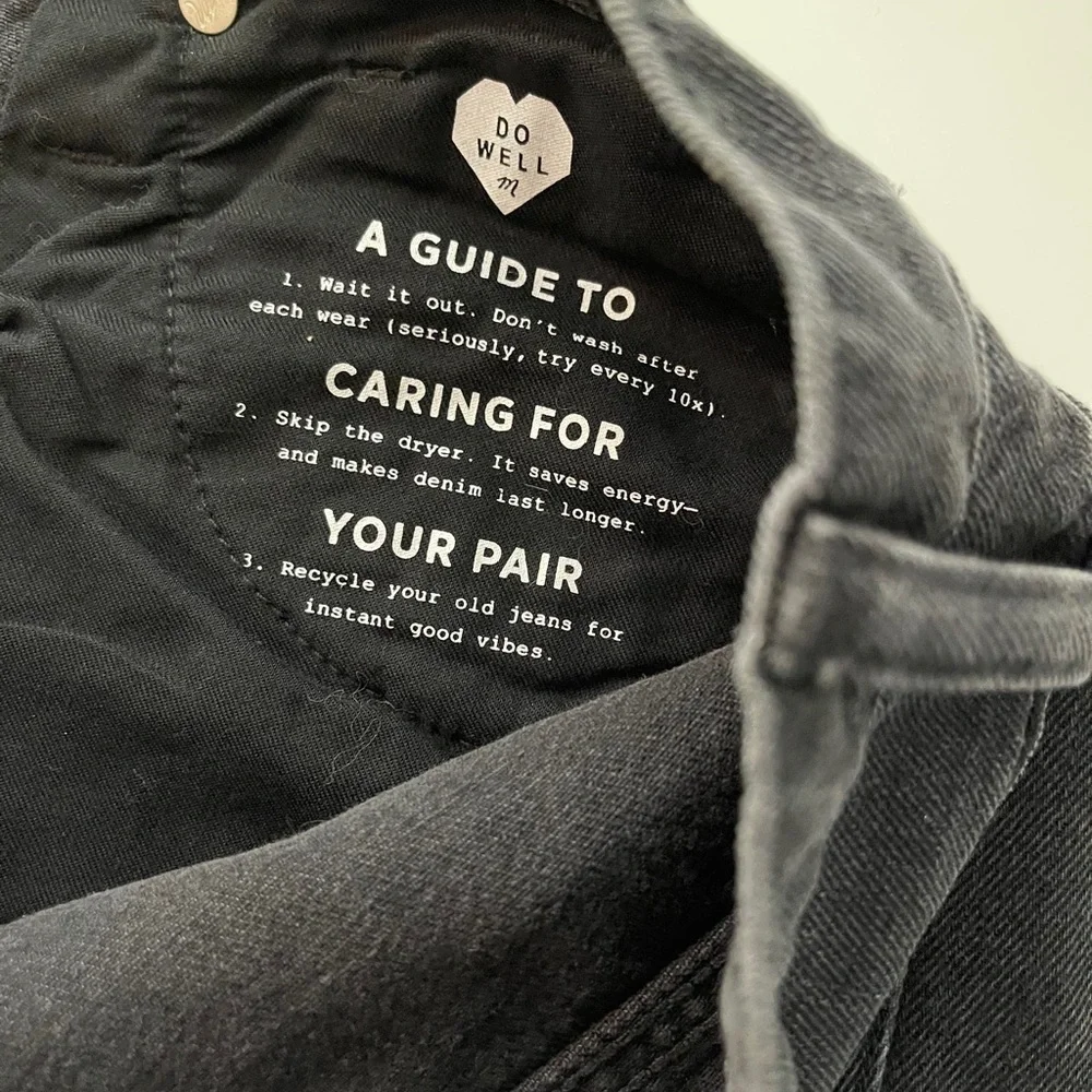 Madewell rigid denim